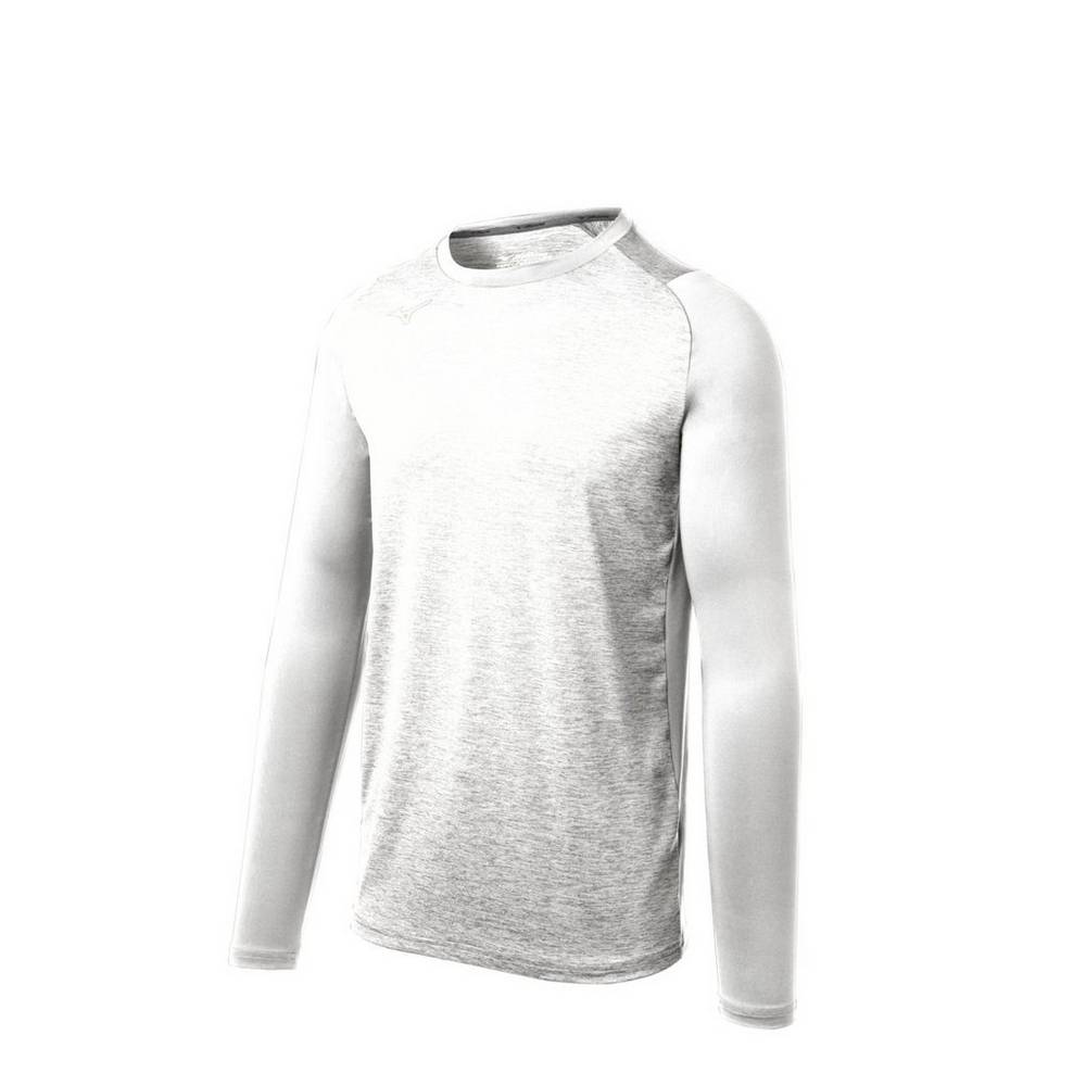 Base Layer Mizuno Alpha Stretch Sleeve Hombre Blancas Comprar JQCB-16523